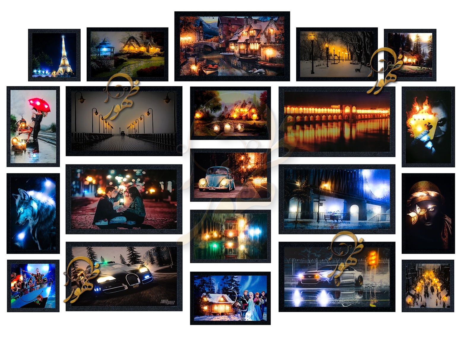 انواع تابلوهای بک لایت