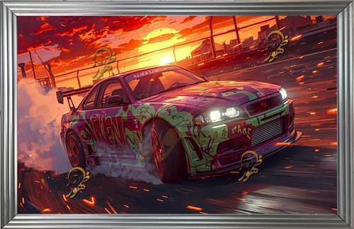 عکس دکور کد و تابلو شب خواب  کد 9048