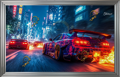 عکس دکور کد و تابلو شب خواب  کد 9053