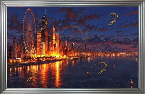 عکس دکور کد و تابلو شب خواب  کد 9059