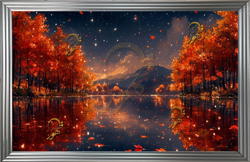 عکس دکور کد و تابلو شب خواب  کد 9061