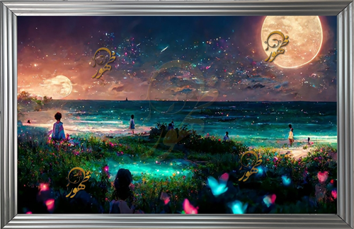 عکس دکور کد و تابلو شب خواب  کد 9062