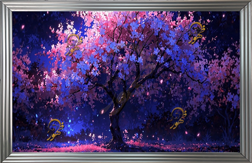 عکس دکور کد و تابلو شب خواب  کد 9068