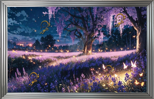 عکس دکور کد و تابلو شب خواب  کد 9072