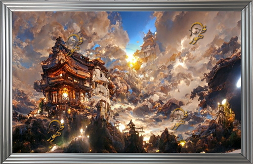 عکس دکور کد و تابلو شب خواب  کد 9078